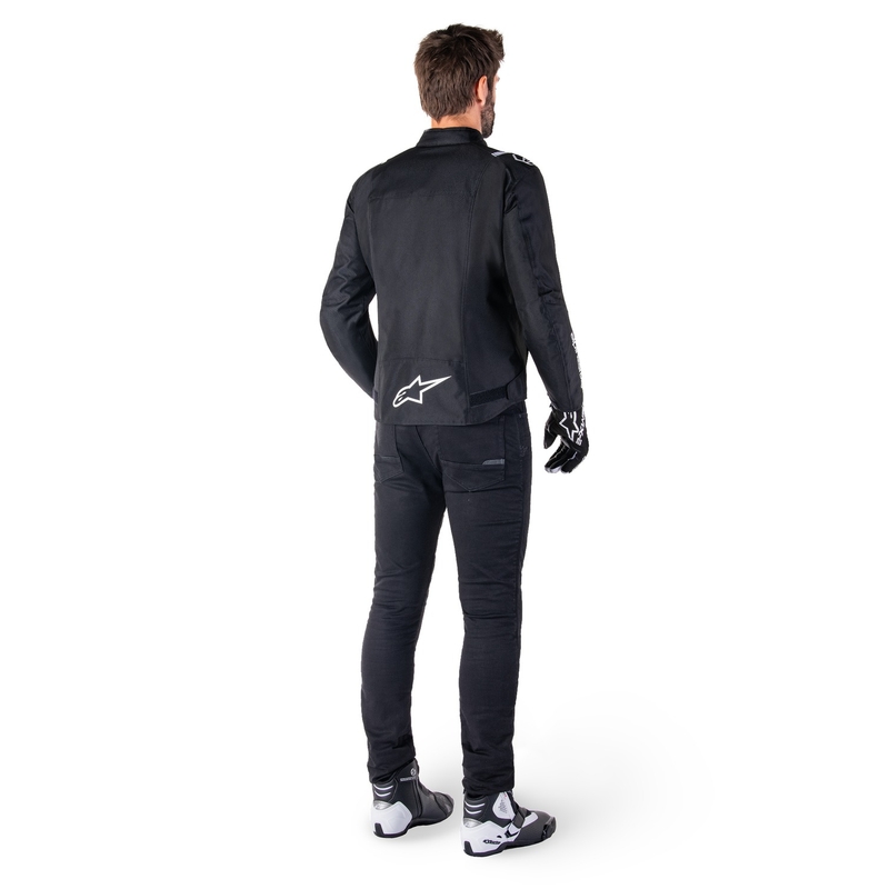 Alpinestars T-SPS 2 Wodoodporna kurtka motocyklowa czarno-biała