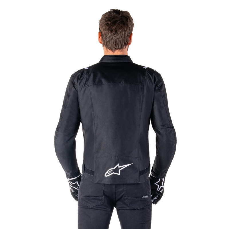 Alpinestars T-SPS 2 Wodoodporna kurtka motocyklowa czarno-biała
