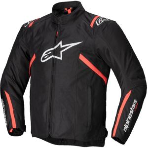 Alpinestars T-SPS 2 Wodoodporna kurtka motocyklowa w kolorze czarno-biało-fluoczerwonym