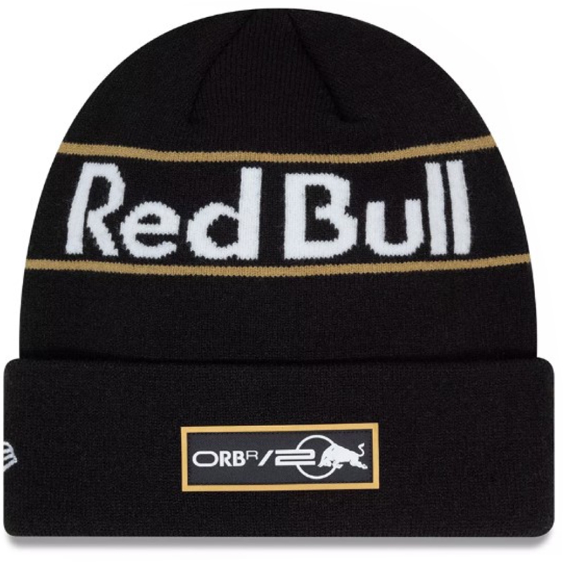 Czapka Red Bull Racing F1 w kolorze złotym, czarna