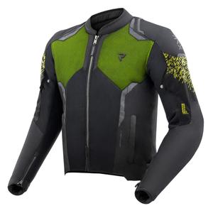Kurtka motocyklowa Rebelhorn Jax czarno-fluo-żółta