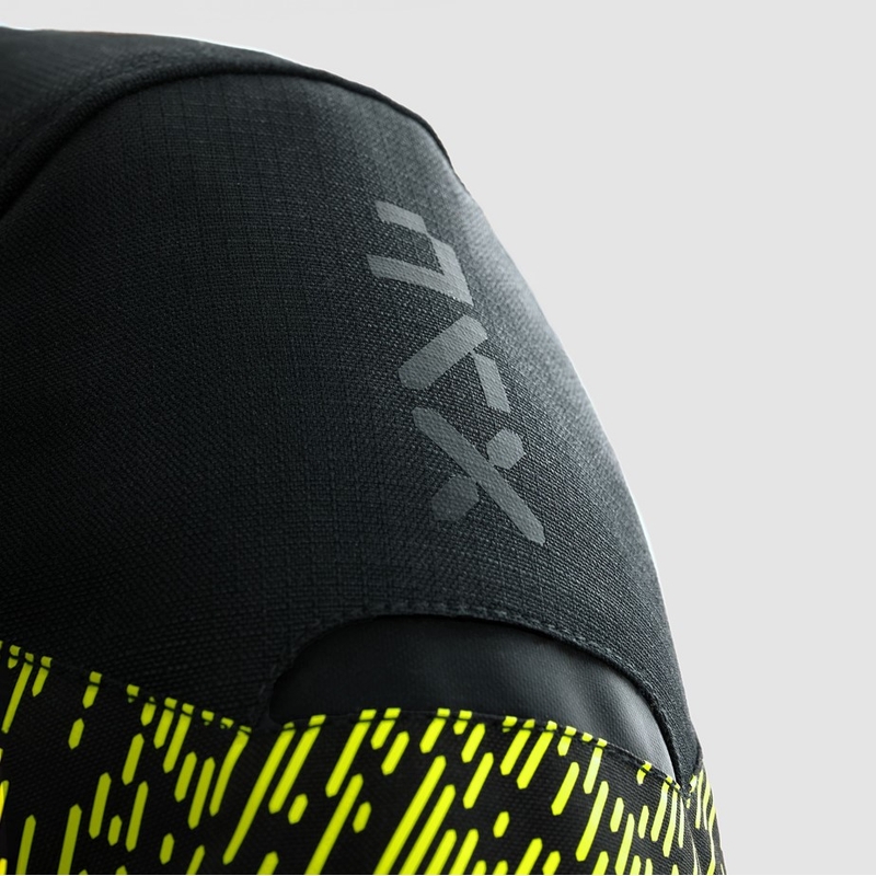 Kurtka motocyklowa Rebelhorn Jax czarno-fluo-żółta