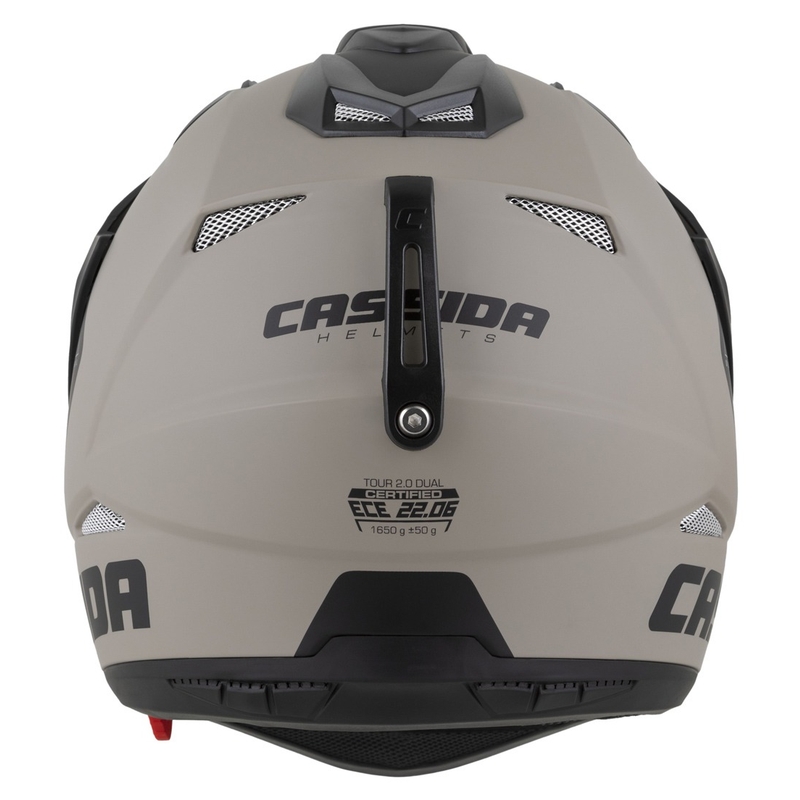 Kask enduro Cassida Tour 2.0 Dual matowy piaskowo-czarny