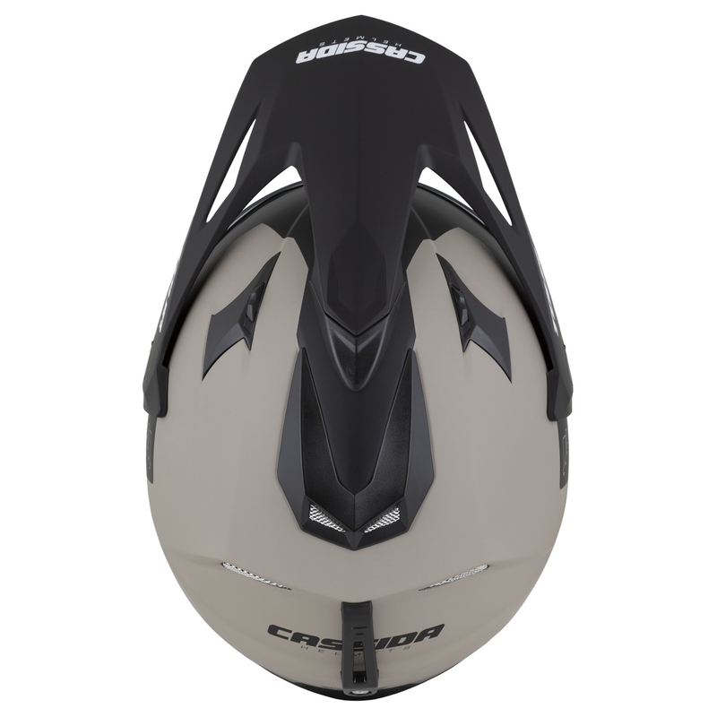 Kask enduro Cassida Tour 2.0 Dual matowy piaskowo-czarny