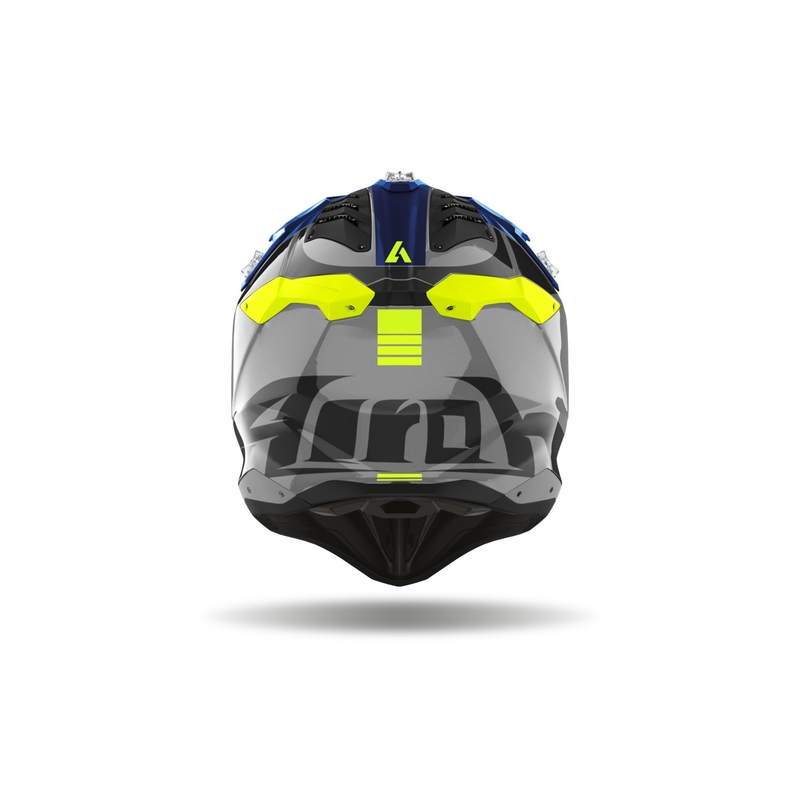 Kask motocrossowy Airoh Aviator 3.0 Push niebieski