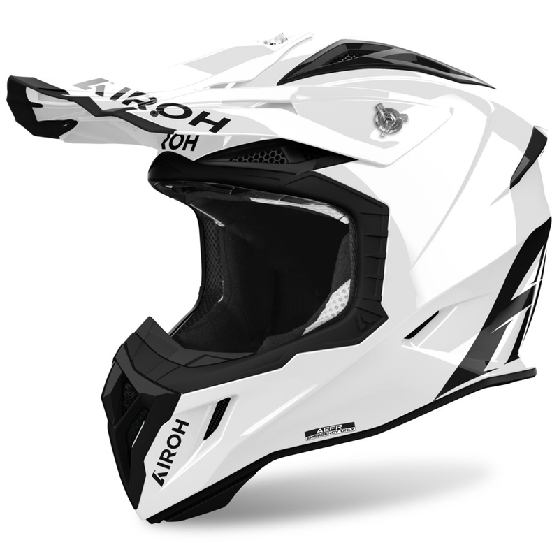 Kask motocrossowy Airoh Aviator ACE 2 Kolor biały połysk