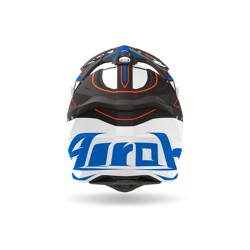 Kask motocrossowy Airoh Strycker Skin niebieski matowy wyprzedaż