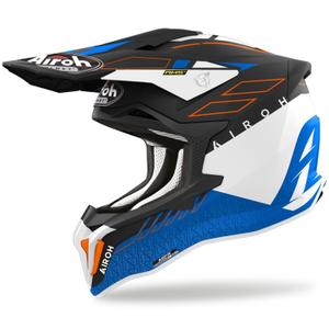 Kask motocrossowy Airoh Strycker Skin niebieski matowy wyprzedaż