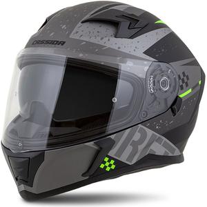 Kask integralny Cassida Integral 3.0 DRFT matowy szaro-czarno-zielony