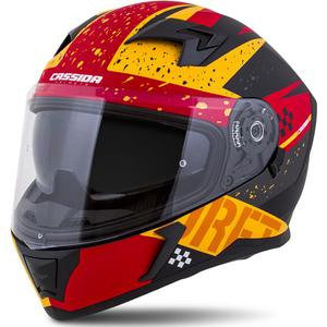 Kask integralny Cassida Integral 3.0 DRFT pomarańczowo-fluo-czerwony