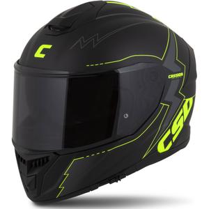 Kask motocyklowy Integral Cassida Integral GT 2.1 Flash black-fluo yellow-grey