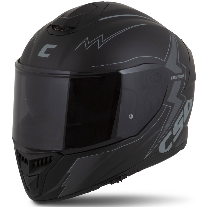 Kask motocyklowy Cassida Integral GT 2.1 Flash Black-Grey Integral.