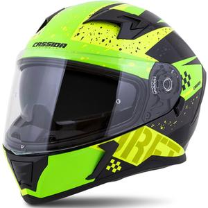 Kask integralny Cassida Integral 3.0 DRFT zielono-żółty