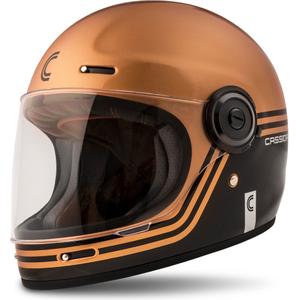 Kask motocyklowy integralny Cassida Fibre Super Hooligan czarny i miedziany wyprzedaż