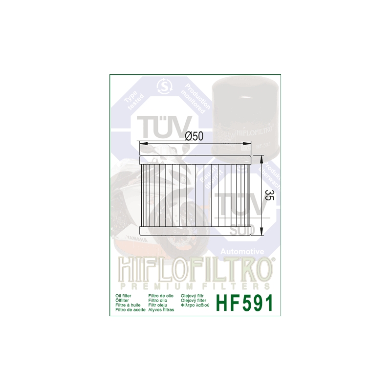 Oil filter HIFLOFILTRO