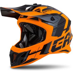 Kask motocrossowy Cassida Cross Pro II Contra pomarańczowo-czarno-szary