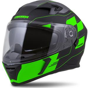 Integralny kask motocyklowy Cassida Integral 3.0 RoxoR czarno-szaro-zielony