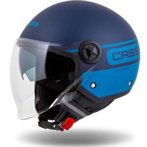 Kask motocyklowy otwarty Cassida Handy Plus Linear niebieski