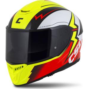 Integral kask motocyklowy Cassida Integral GT 2.1 Flash fluo yellow-red-black-white.