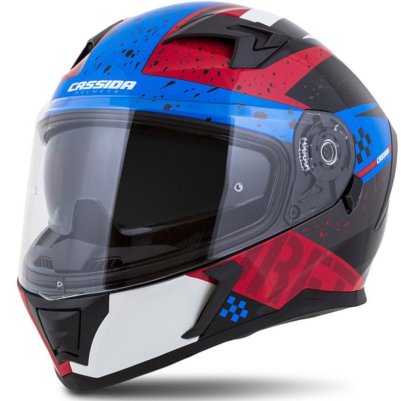 Kask integralny Cassida Integral 3.0 DRFT czerwono-perłowy niebieski