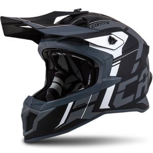 Kask motocrossowy Cassida Cross Pro II Contra black-grey-white