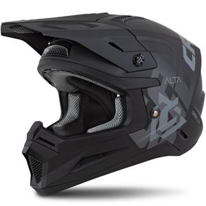 Kask motocrossowy Cassida Cross Cup 2 Alta matowy czarno-szary