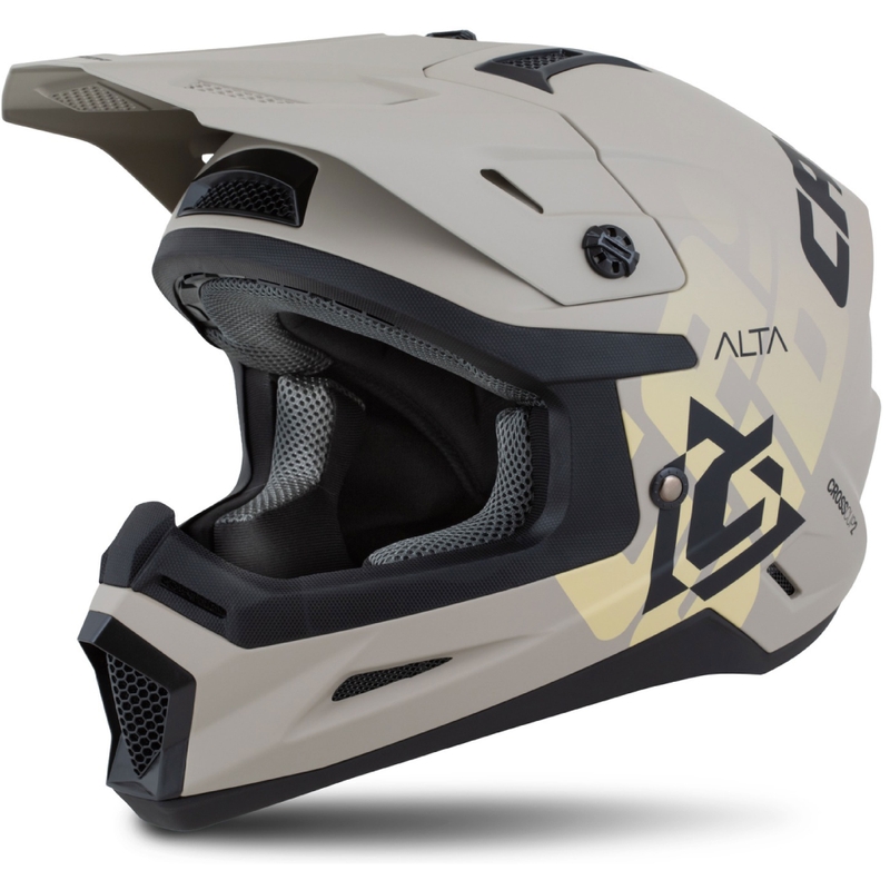 Kask motocrossowy Cassida Cross Cup 2 Alta matowo-piaskowy