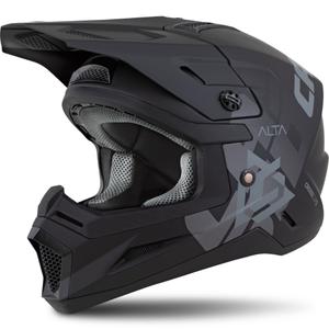 Dziecięcy kask motocrossowy Cassida Cross Cup 2 Alta matowy czarno-szary