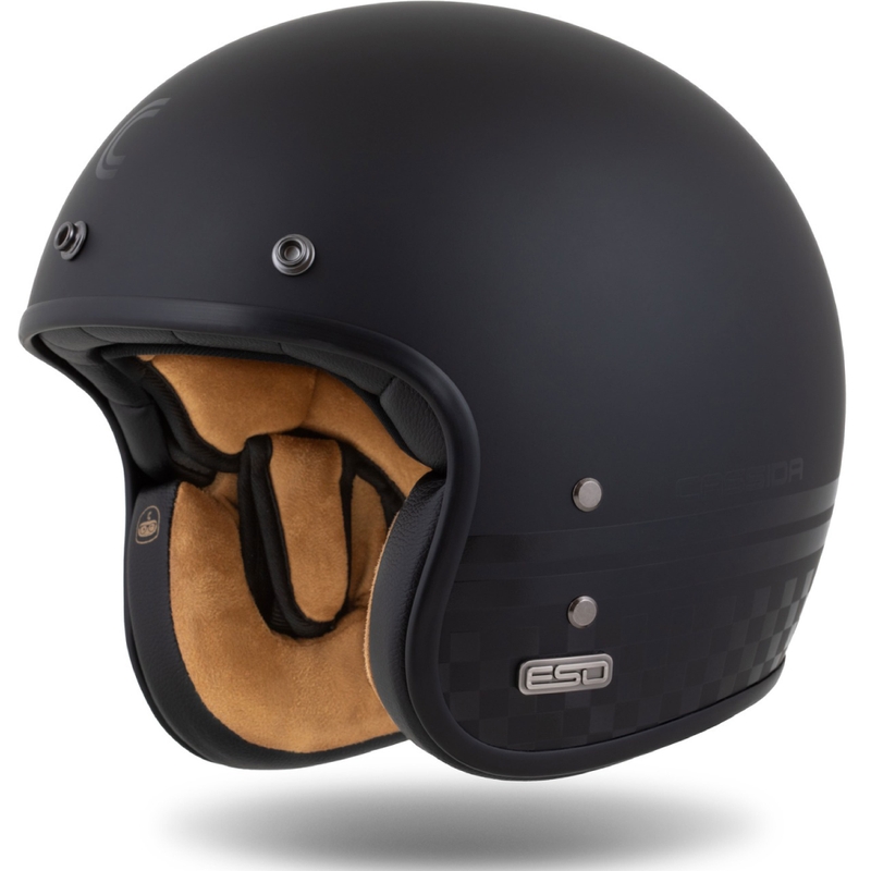 Kask otwarty Cassida Eso Forty Nine czarny matowy