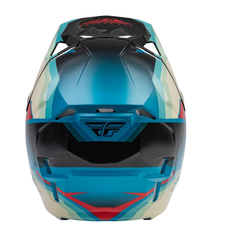 Kask motocrossowy FLY Racing Formula CP czarno-szaro-turkusowy