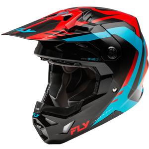 Kask motocrossowy FLY Racing Formula CP czerwono-czarno-niebieski