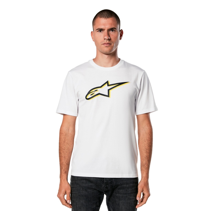 Koszulka Alpinestars Ageless Shadow CSF biało-czarna