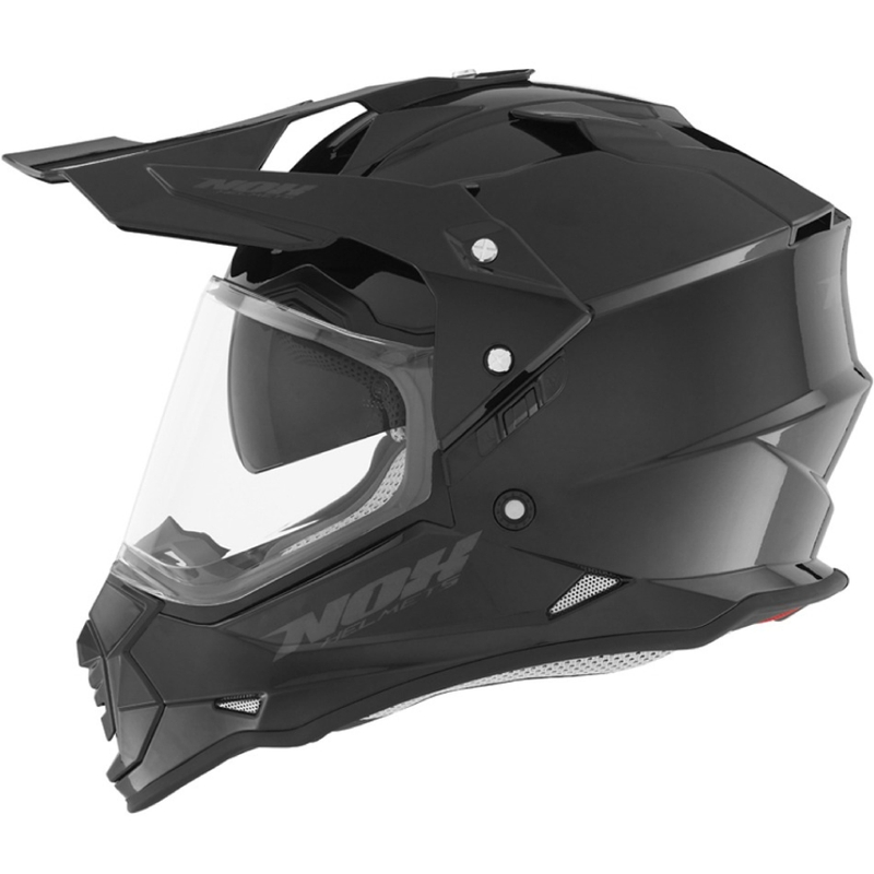 Kask enduro NOX N312 czarny połysk