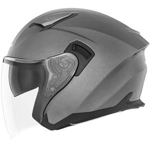 Otwarty kask motocyklowy NOX N130 matowy tytan