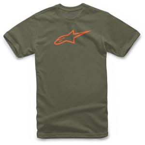 Koszulka Alpinestars Ageless Tee zielono-pomarańczowa