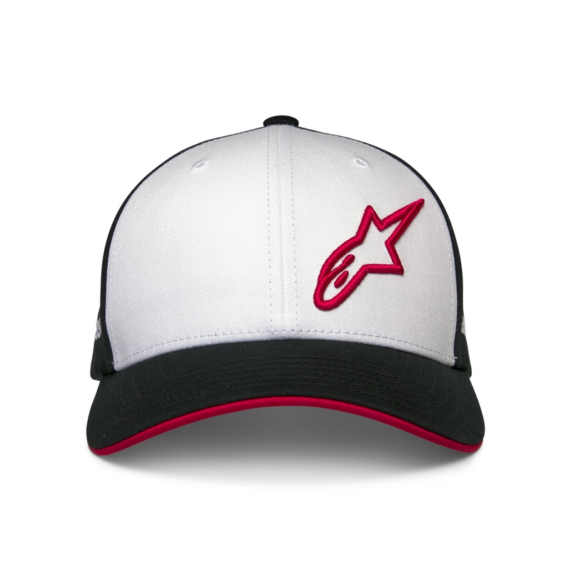 Czapka Alpinestars Sessionized Snapback w kolorze biało-czarno-czerwonym