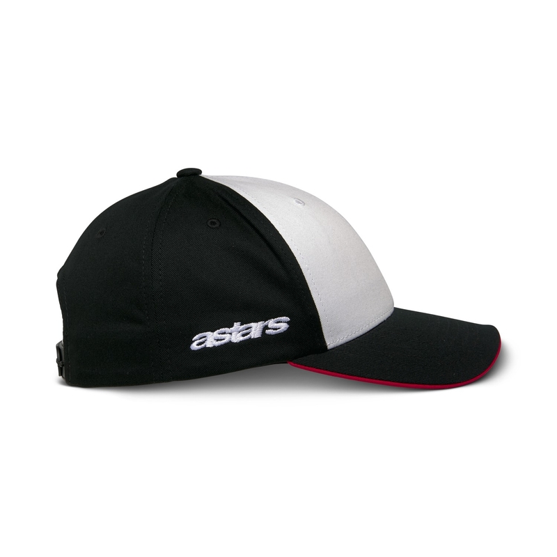 Czapka Alpinestars Sessionized Snapback w kolorze biało-czarno-czerwonym