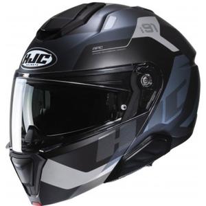 Kask z klapką HJC i91 Carst MC5SF czarno-niebieski
