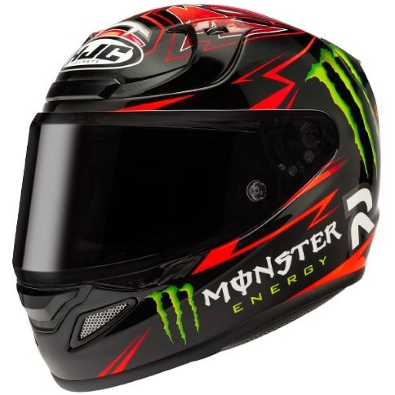 Kask integralny HJC RPHA 12 Quartararo MC1 w kolorze czarnym wyprzedaż