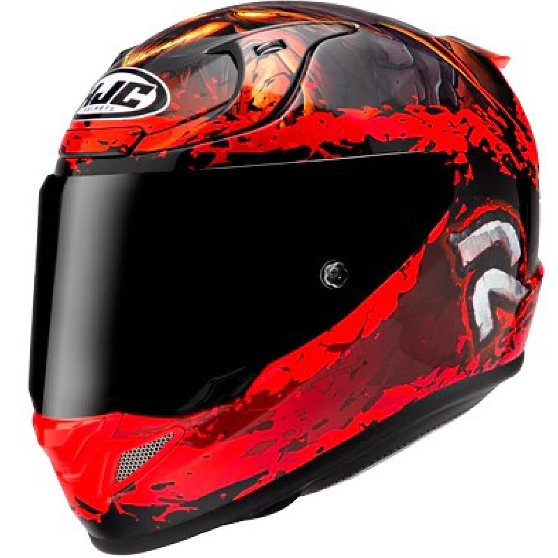 Kask integralny HJC RPHA 12 Diablo Blizzard w kolorze czerwonym wyprzedaż