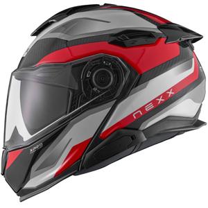 Kask motocyklowy składany Nexx X.Lifetour PRO Mile biało-czerwony