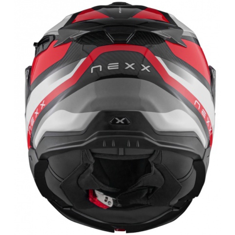Kask motocyklowy składany Nexx X.Lifetour PRO Mile biało-czerwony