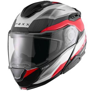 Kask motocyklowy składany Nexx X.Lifetour PRO Mile biało-czerwony