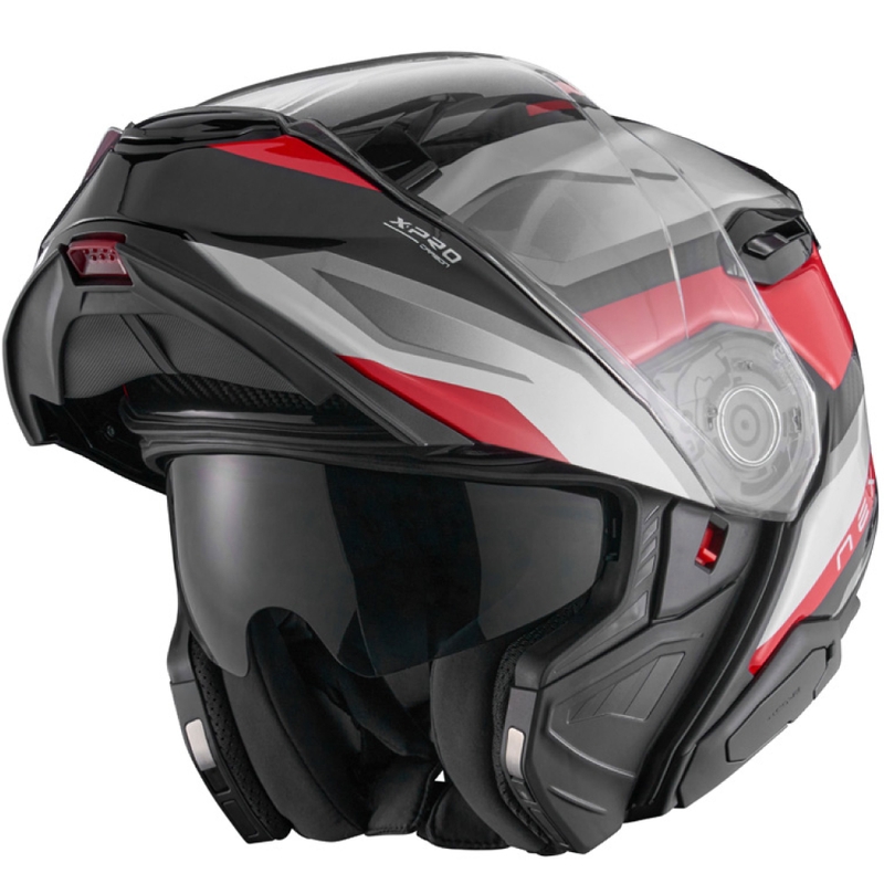 Kask motocyklowy składany Nexx X.Lifetour PRO Mile biało-czerwony