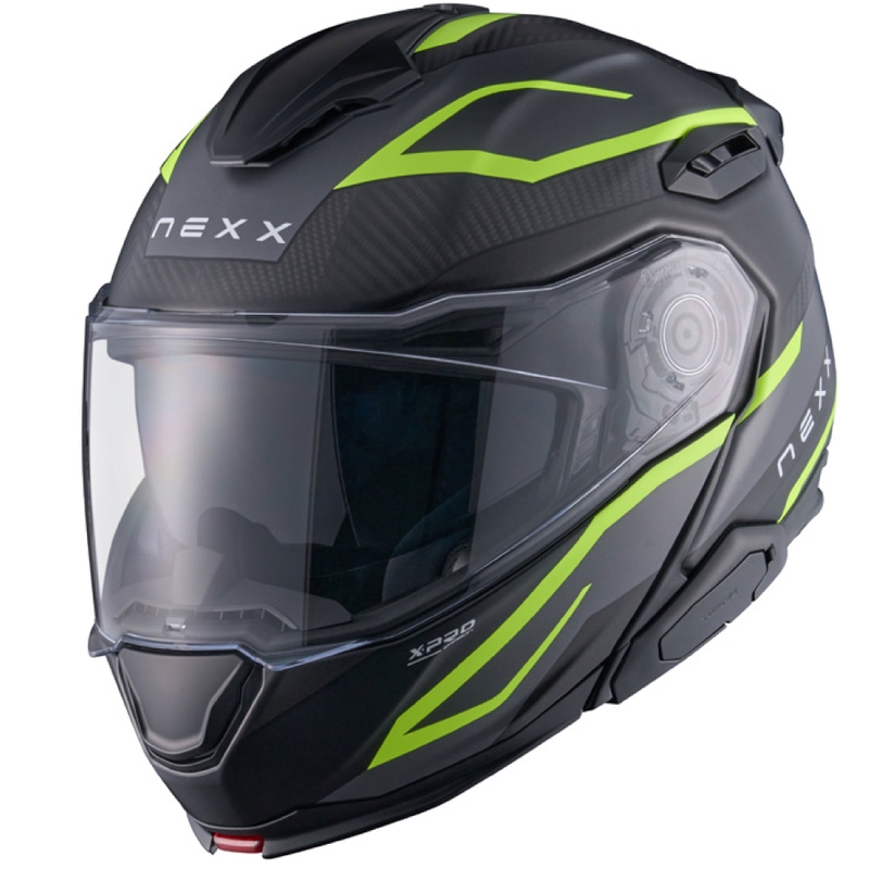 Kask motocyklowy składany Nexx X.Lifetour PRO Mile, matowy, szaro-fluo żółty