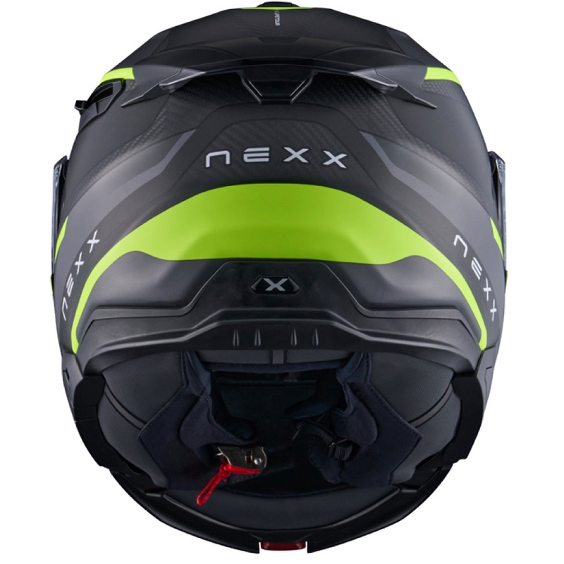 Kask motocyklowy składany Nexx X.Lifetour PRO Mile, matowy, szaro-fluo żółty