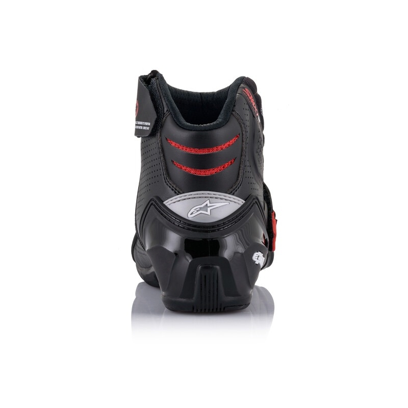 Buty motocyklowe Alpinestars SMX-1 R Wentylowane czarno-czerwone
