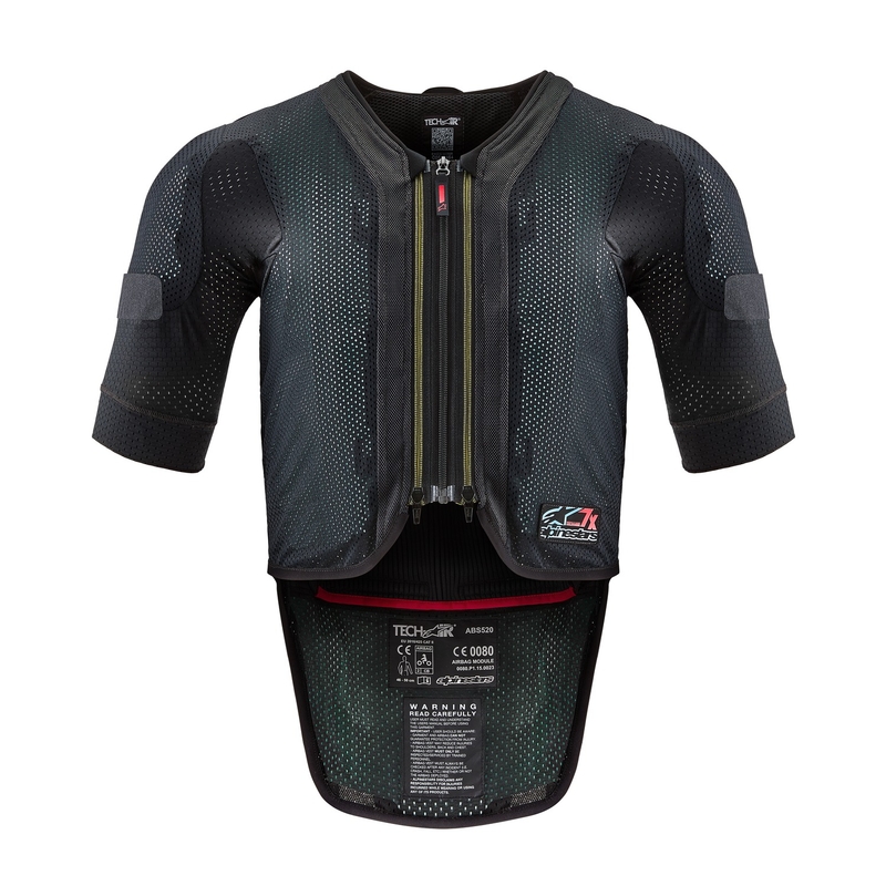 Kamizelka z poduszką powietrzną Alpinestars TECH-AIR®7X System czarno-czerwona