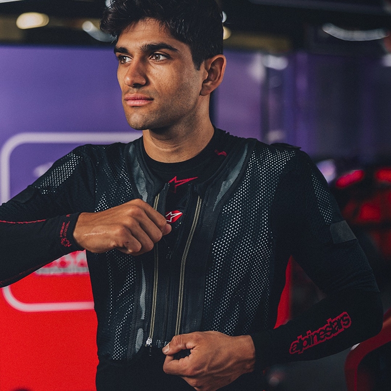 Kamizelka z poduszką powietrzną Alpinestars TECH-AIR®7X System czarno-czerwona
