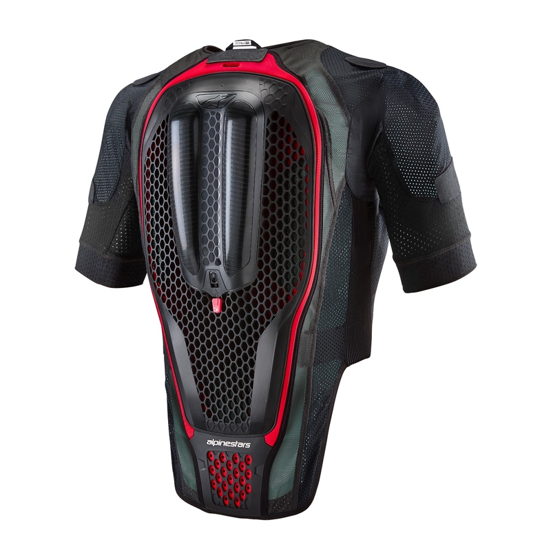 Kamizelka z poduszką powietrzną Alpinestars TECH-AIR®7X System czarno-czerwona